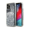 DKNY Liquid Glitter Big Logo - iPhone 12 / iPhone 12 Pro tok (fekete)
