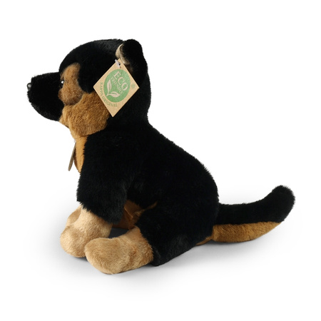 Rappa – Plüschtier, realistischer Deutscher Schäferhund, sitzend, 23 cm, umweltfreundliche Soft Collection