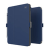 Speck Balance Folio - pouzdro pro iPad 11" (2025) / 10,9" (2022) s povrchovou úpravou MICROBAN, magnetem a stojánkem (Arcadia Navy/Moody Grey)