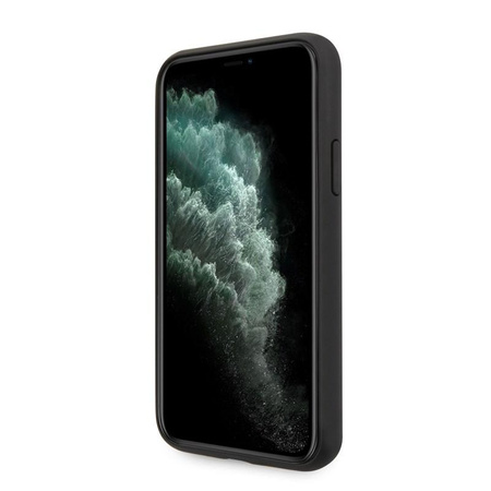 Guess 4G Bottom Stripe Collection - pouzdro pro iPhone 11 Pro (šedé)