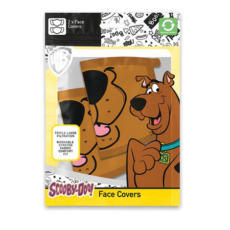 Scooby Doo - Ochranná maska 2 ks, 3 vrstvy filtru