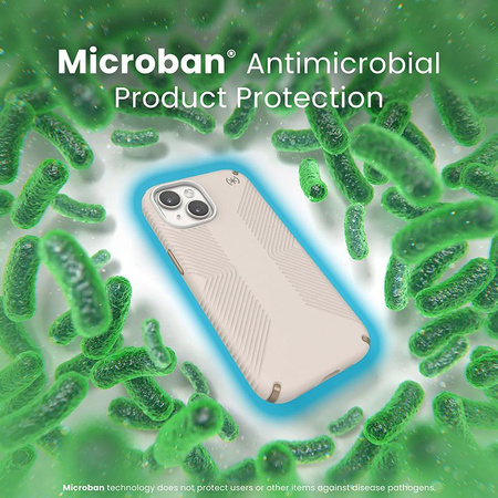 Speck Presidio2 Grip - Coque iPhone 16e / iPhone 15 / iPhone 14 / iPhone 13 (Bleached Bone / Heirloom Gold / Hazel Brown)