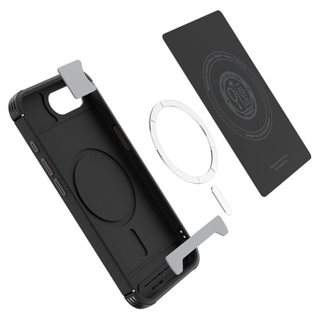 Spigen Core Armor MagSafe - tok iPhone 16e készülékhez (matt fekete)