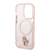 Karl Lagerfeld IML NFT Karl & Choupette Magsafe - Etui iPhone 14 Pro (różowy)