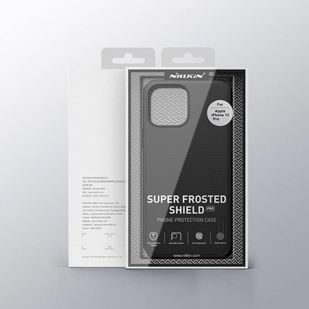Nillkin Super Frosted Shield Pro - tok Apple iPhone 13 Pro készülékhez (kék)