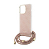 Guess Crossbody Cord 4G Print - iPhone 15 Pro tok (rózsaszín)