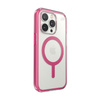 Speck Presidio Perfect-Clear with Impact Geometry + MagSafe - Etui iPhone 14 Pro z powłoką MICROBAN (Clear / Digital Pink)