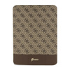 Pouzdro Guess 4G Stripe Allover - iPad 10,9" (2022) (hnědé)
