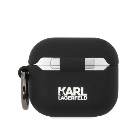 Karl Lagerfeld Silicone Karl & Choupette - AirPods 3 Case (black)