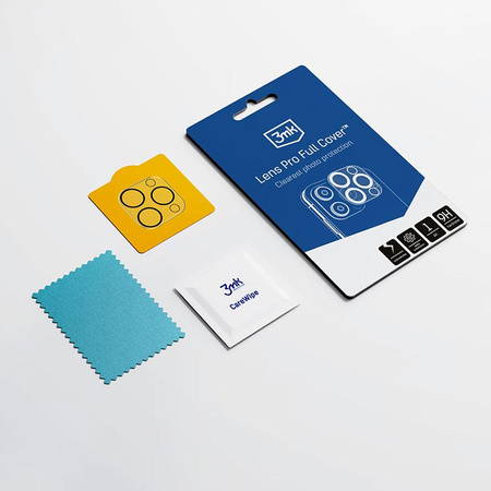 3mk Lens Pro Full Cover - Kameraobjektivglas für iPhone 15 Pro / 15 Pro Max