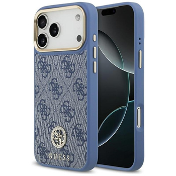 ETUI DO IPHONE 17 PRO MAX do MAGSAFE GUESS NIEBIESKIE ORYGINALNE MODNE CASE