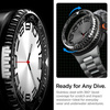 Spigen Bezel Tune Pro Diver - Case / Protective Ring for Samsung Galaxy Watch 8 Classic 46 mm (Silver)