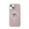 Karl Lagerfeld IML Choupette MagSafe - iPhone 15 Plus tok (rózsaszín)