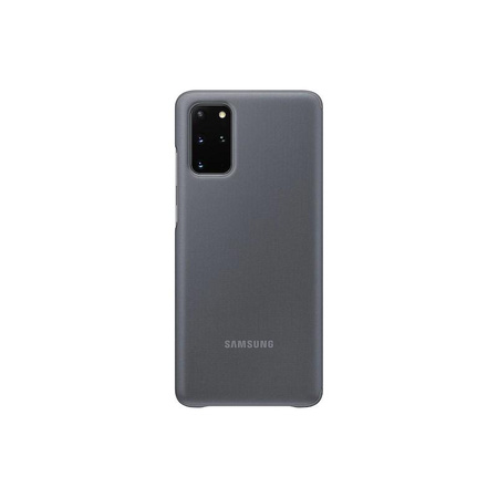 Samsung Clear View Cover - Samsung Galaxy S20+ tok (szürke)