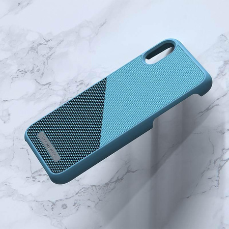 Nordic Elements Saeson Freja - Materiál pouzdra iPhone Xs / X (Petrol)