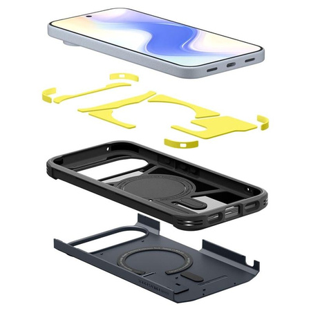 Spigen Tough Armor Mag MagSafe - Hülle für Google Pixel 10 / 10 Pro (Metal Slate)