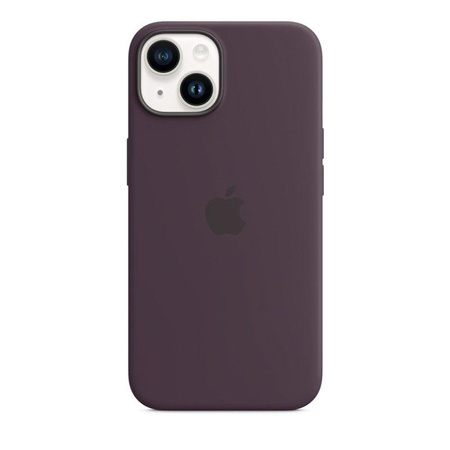 Apple Silicone Case - Silikonowe etui z MagSafe do iPhone 14 (jagodowy)