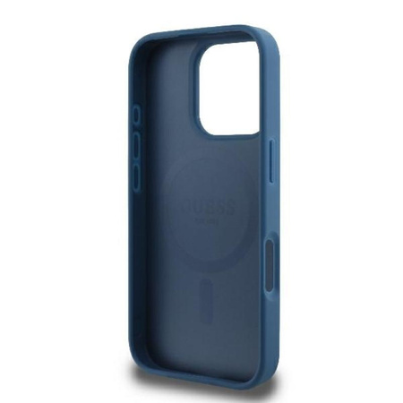 Guess 4G Printed Stripes MagSafe - iPhone 16 Pro Case (blue)