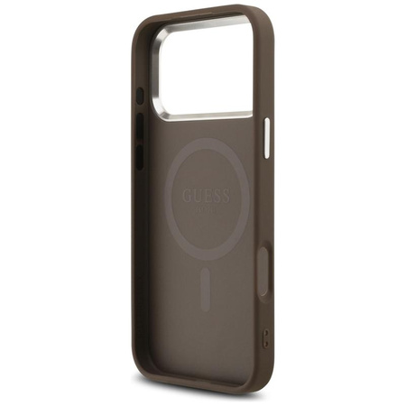 ETUI DO IPHONE 17 PRO MAX do MAGSAFE GUESS BRĄZOWE ORYGINALNE MAGNETYCZNE