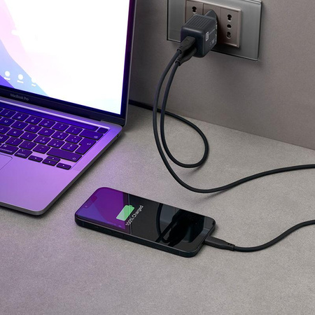 Cellularline Multipower Micro GaN - USB-C & USB-A Power Delivery 30W Netzladegerät (schwarz)