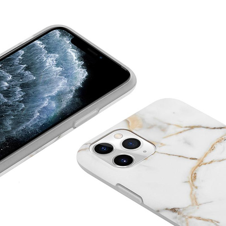 Crong Marble Case - iPhone 11 Pro Case (white)