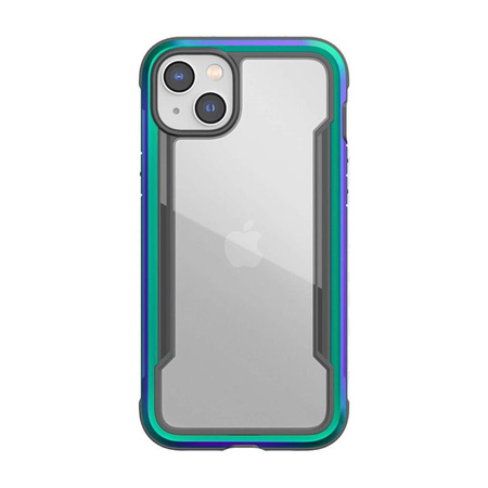 X-Doria Raptic Shield - Aluminium-Gehäuse für iPhone 14 Plus (Falltest 3m) (irisierend)