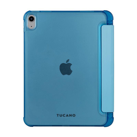 Tucano Satin Case - Etui pour iPad 11" (2025) / iPad 10.9" (2022) avec aimant et support pour Apple Pencil (bleu)