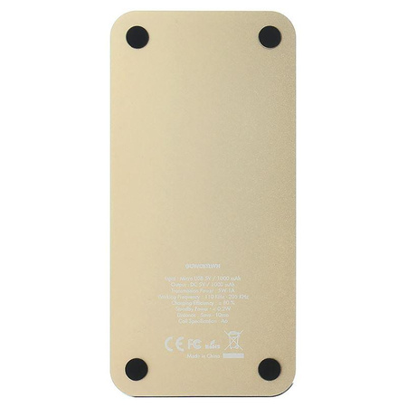 Guess Wireless Charging Base - Uniwersalna bezprzewodowa ładowarka indukcyjna, 5 W, 1 A (biały)