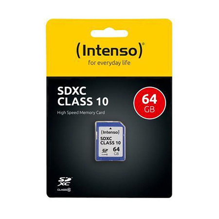 Intenso SDXC - Karta pamięci 64 GB Class 10 10/25 MB/s