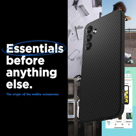 Spigen Liquid Air - Gehäuse für Samsung Galaxy A15 4G/5G (Mattschwarz)