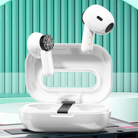 WEKOME VA06 Vanguard Series - Kabellose Bluetooth V5.2 TWS-Kopfhörer mit Ladetasche (Weiß)