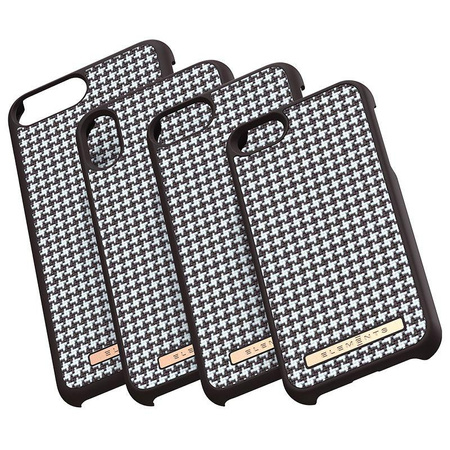 Nordic Elements Saeson Idun - Materiałowe etui iPhone 8 Plus / 7 Plus / 6s Plus / 6 Plus (Dark Brown Pattern 2)
