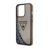 Guess Liquid Glitter Triangle Logo Case – Etui iPhone 14 Pro Max (czarny)