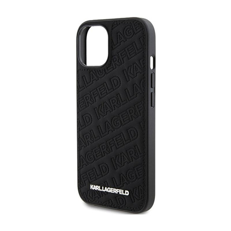 Karl Lagerfeld steppelt K minta - iPhone 15 tok (fekete)