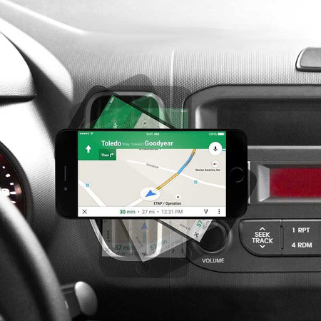 Spigen Magnetic Car Mount Halterung QS11 - Autohalterung (Schwarz)