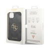 Guess 4G Big Metal Logo - Coque pour iPhone 15 Plus (gris)