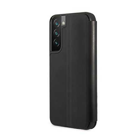 BMW Booktype M Kollektion Dreiecke - Samsung Galaxy S22+ Tasche (schwarz)