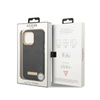 Guess Peony Logo Plate MagSafe - iPhone 13 Pro Max tok (fekete)