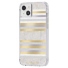 Case-Mate Pearl Stripes MagSafe - iPhone 14 Plus tok gyöngyházfénnyel díszítve (Pearl Stripes)