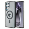Karl Lagerfeld Knopf Choupette Kopf gedruckt Logo MagSafe - Samsung Galaxy S25 Ultra Case (schwarz)
