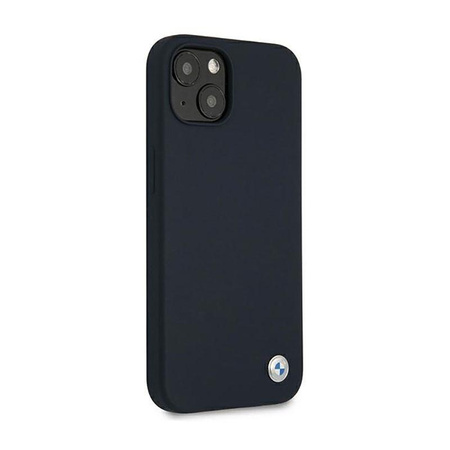 BMW Silicone Signature Llogo - pouzdro pro iPhone 13 mini (Navy Blue)