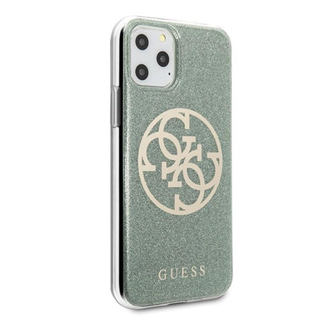 Guess Circle Glitter 4G - iPhone 11 Pro Max Tasche (khaki)