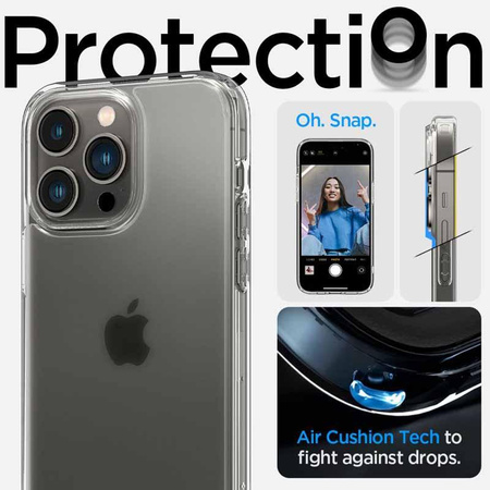 Spigen Ultra Hybrid Matte - pouzdro pro iPhone 14 Pro (Transparent Matte)