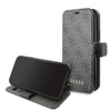 Collection Guess Booktype 4G Charms - Étui pour iPhone 11 avec fentes pour cartes (noir)