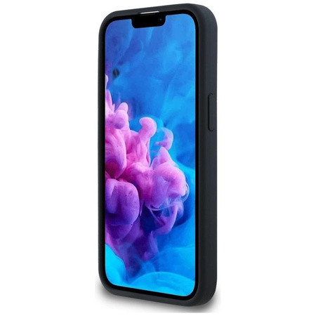 Karl Lagerfeld Silicone Karl & Choupette Heads MagSafe - Carcasa para iPhone 16e (negro)