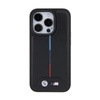 BMW Stepptasche Tricolor - iPhone 15 Pro Max Tasche (schwarz)