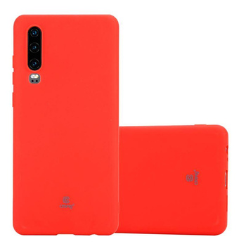 Crong Soft Skin Hülle - Huawei P30 Gehäuse (rot)