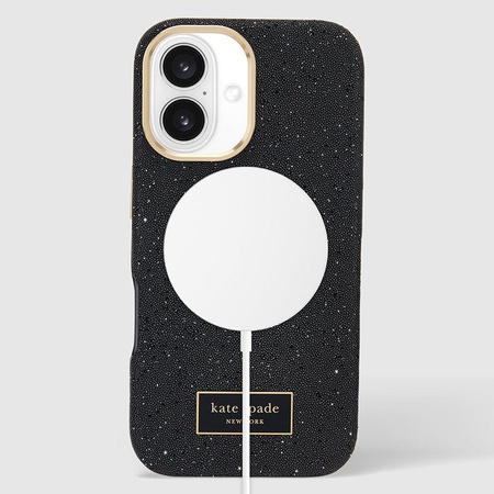 Kate Spade New York Crystal Pave MagSafe - Hülle für iPhone 16 (Nightfall)