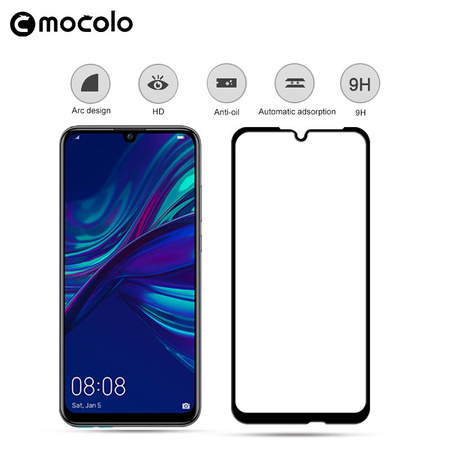 Mocolo 3D 9H Full Glue - Teljes képernyővédő üveg Huawei P smart 2019 / Honor 10 Lite (fekete)