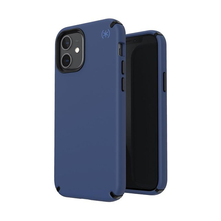 Speck Presidio2 Pro - Coque pour iPhone 12 / iPhone 12 Pro avec revêtement MICROBAN (Coastal Blue/Stormblue)